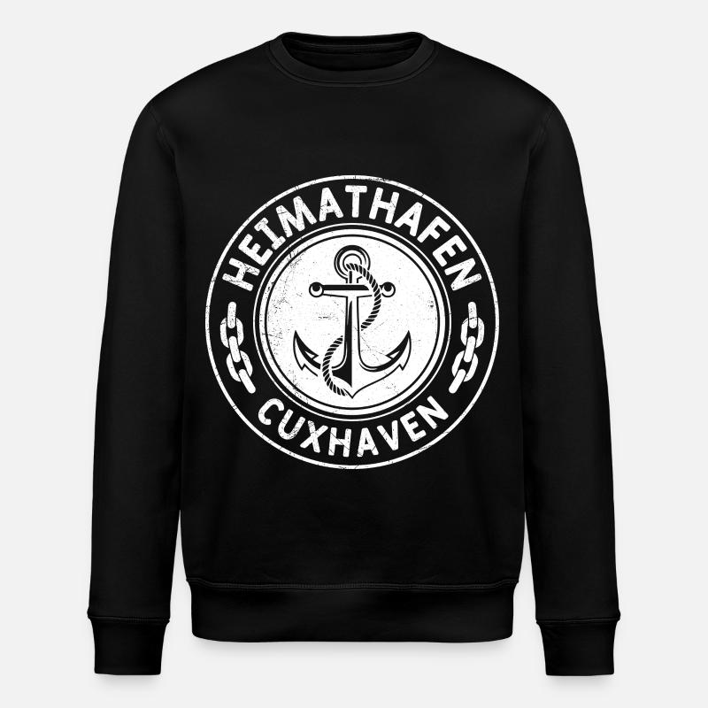 Cuxhaven HEIMATHAFEN CUXHAVEN Drôle - Sweat bio ROLLER Stanley/Stella Unisexe - noir