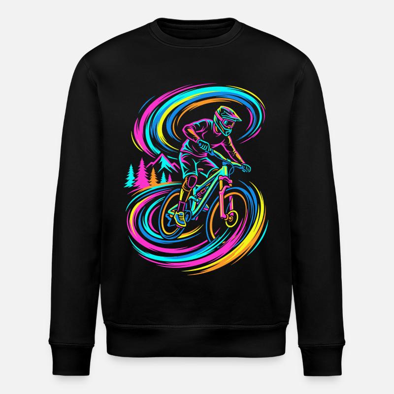 Mountain Biker - Stanley/Stella Unisex Bio-Sweatshirt ROLLER - Schwarz