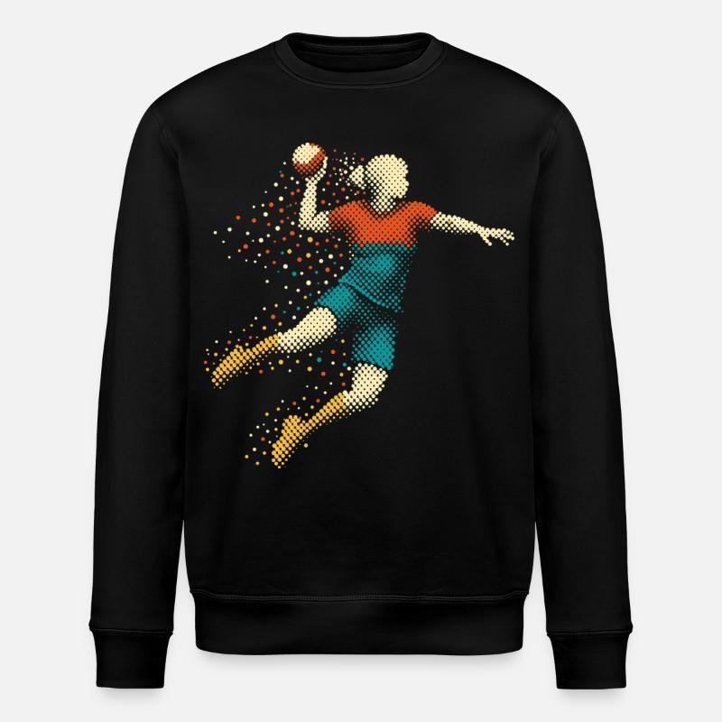 handball mädchen - Stanley/Stella Unisex Bio-Sweatshirt ROLLER - Schwarz