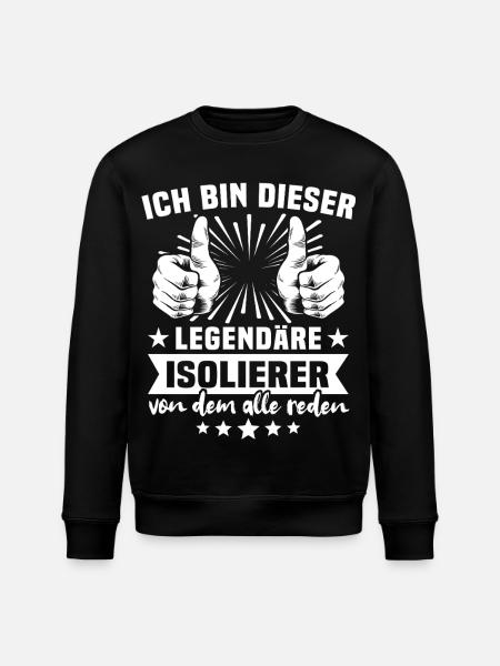 Insulator Legend - Stanley/Stella ROLLER Unisex Organic Sweatshirt - black