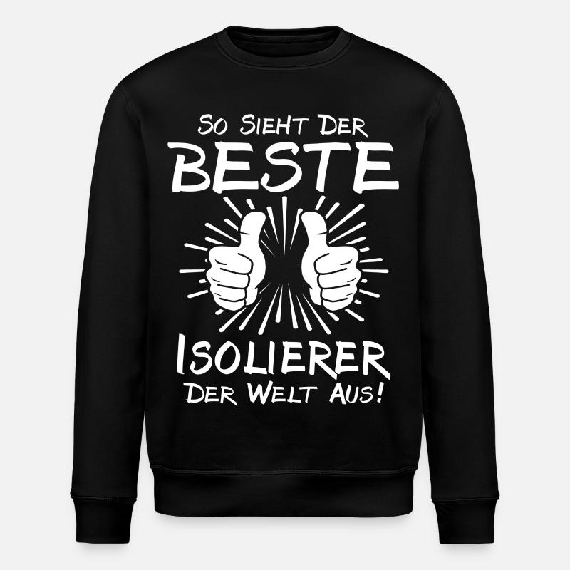 Best insulator - Stanley/Stella ROLLER Unisex Organic Sweatshirt - black