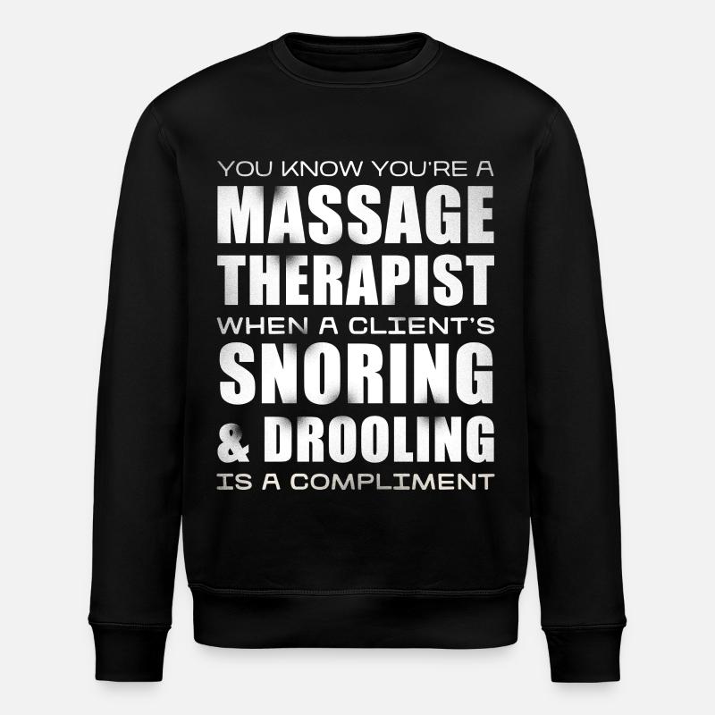 Expression humoristique de masseur - Sweat bio ROLLER Stanley/Stella Unisexe - noir