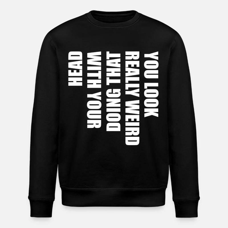 Klartext Typo Statement - Stanley/Stella Unisex Bio-Sweatshirt ROLLER - Schwarz