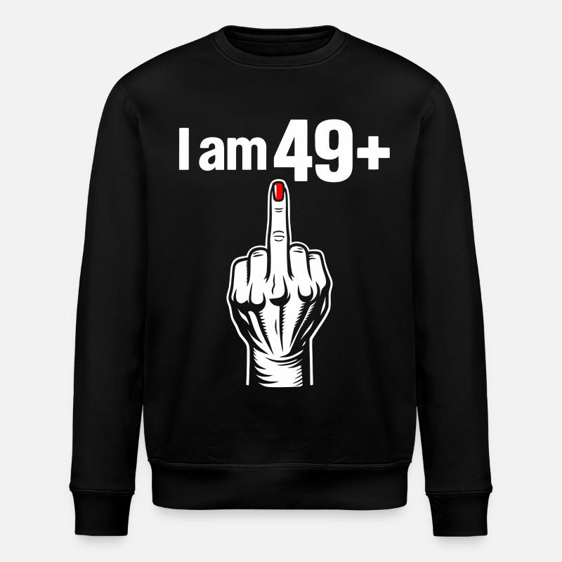 J’ai 49+ - Sweat bio ROLLER Stanley/Stella Unisexe - noir