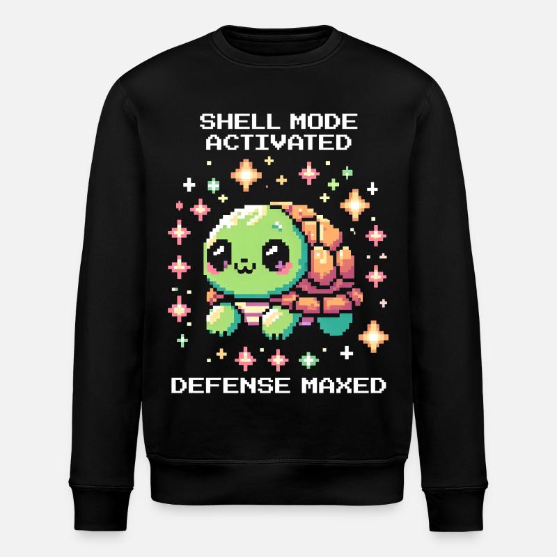 Mode char actif | Tortue - Sweat bio ROLLER Stanley/Stella Unisexe - noir