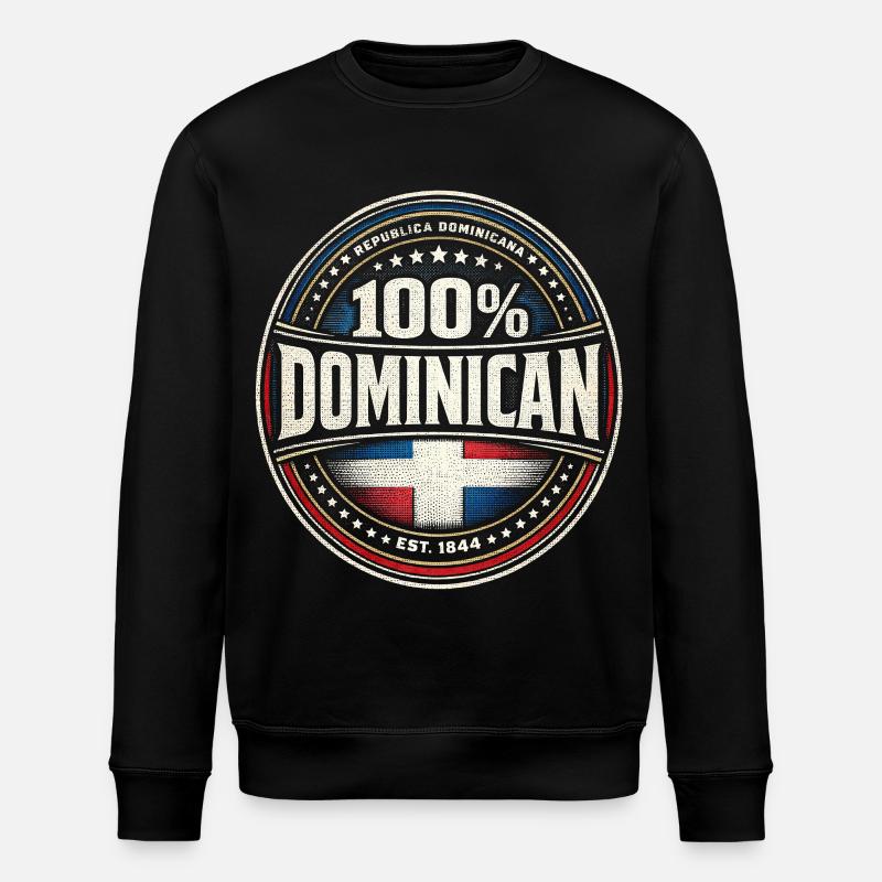 Dominicain - Sweat bio ROLLER Stanley/Stella Unisexe - noir