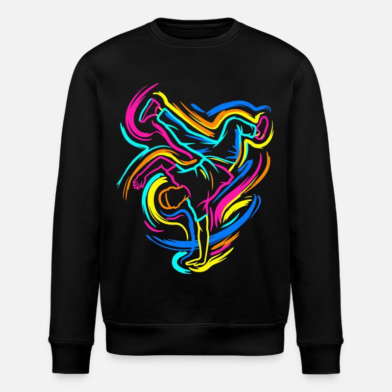 Breakdance - Stanley/Stella Unisex Bio-Sweatshirt ROLLER - Schwarz