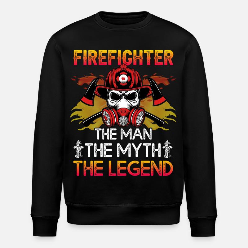 Feuerwehr - Stanley/Stella Unisex Bio-Sweatshirt ROLLER - Schwarz