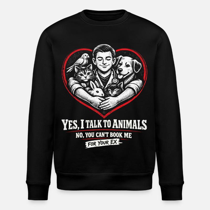 Tierarzt Tiermediziner - Stanley/Stella Unisex Bio-Sweatshirt ROLLER - Schwarz