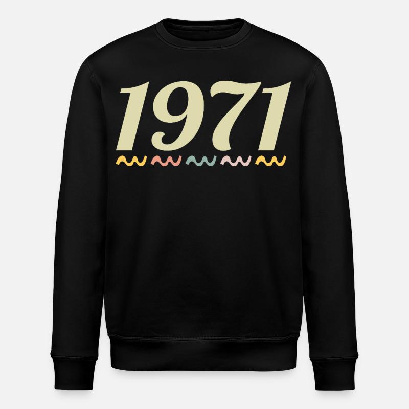 1971 - Stanley/Stella Unisex Bio-Sweatshirt ROLLER - Schwarz