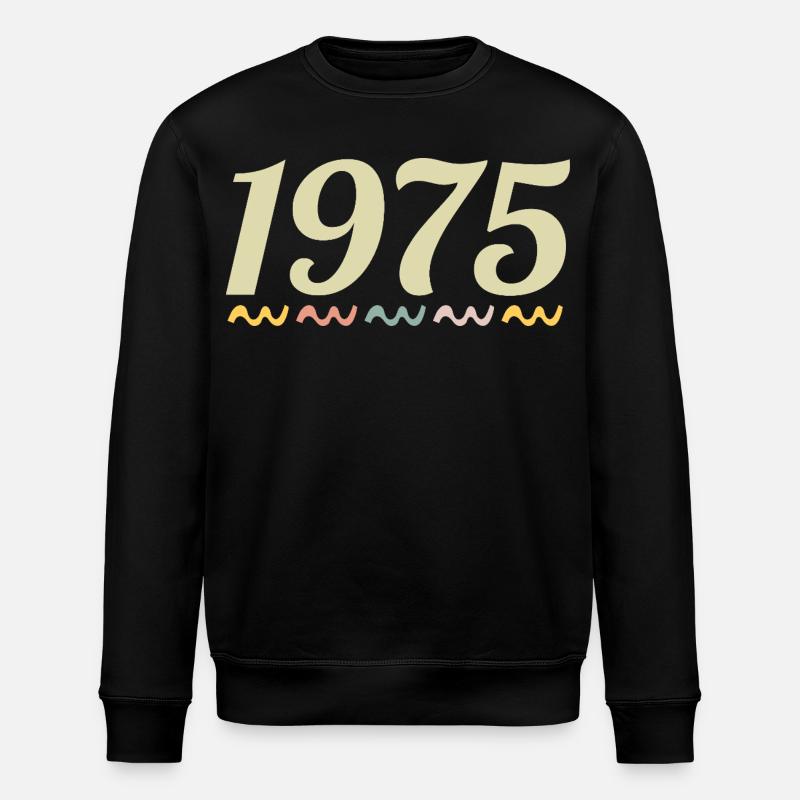 1975 - Stanley/Stella Unisex Bio-Sweatshirt ROLLER - Schwarz