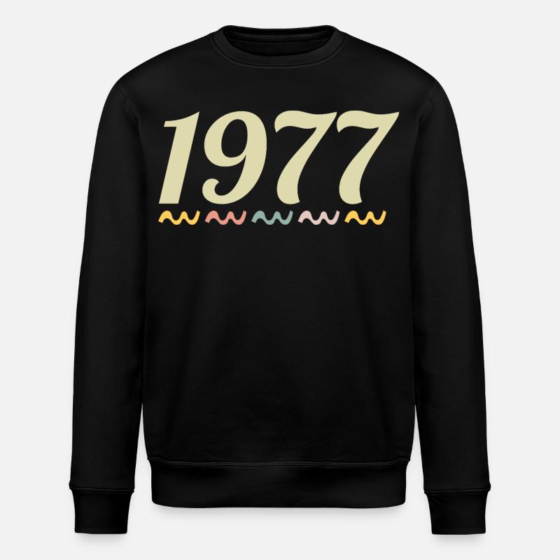1977 - Stanley/Stella Unisex Bio-Sweatshirt ROLLER - Schwarz