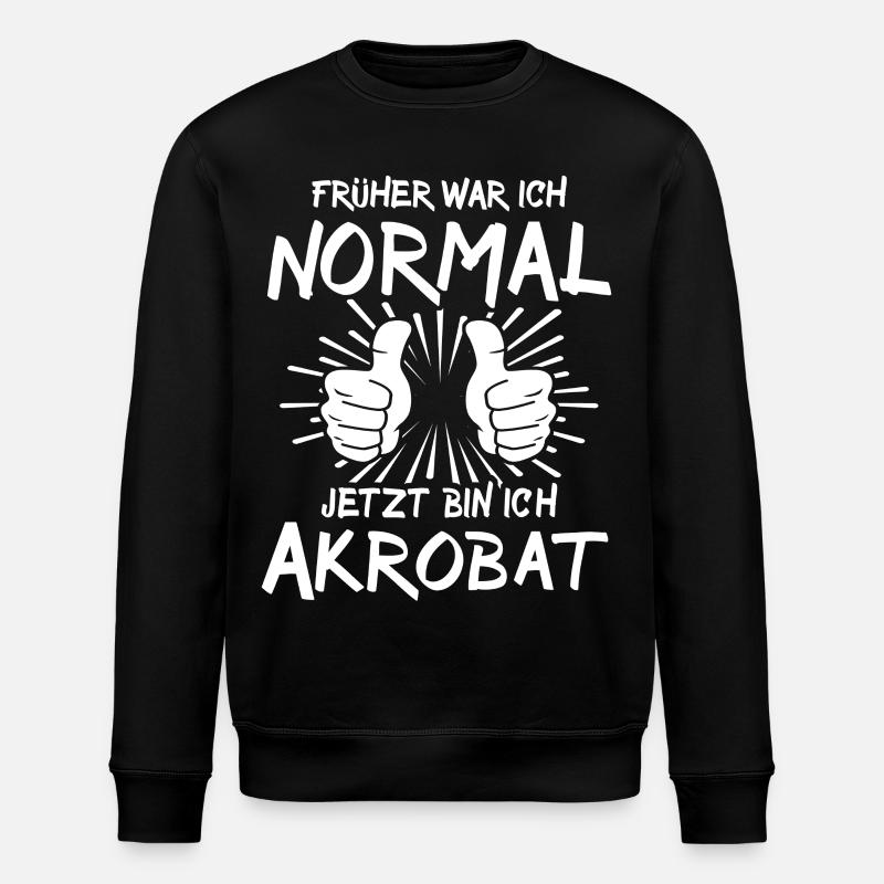 acrobat - Stanley/Stella ROLLER Unisex Organic Sweatshirt - black