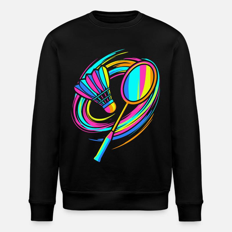 Badmintonschläger - Stanley/Stella Unisex Bio-Sweatshirt ROLLER - Schwarz