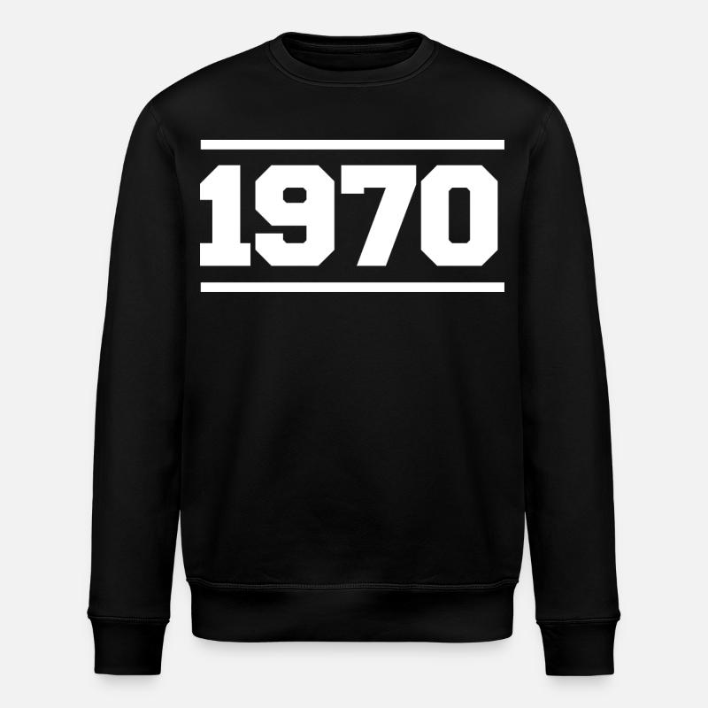 1970 - Sweat bio ROLLER Stanley/Stella Unisexe - noir