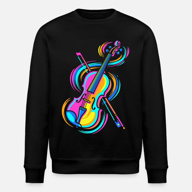 violon - Sweat bio ROLLER Stanley/Stella Unisexe - noir