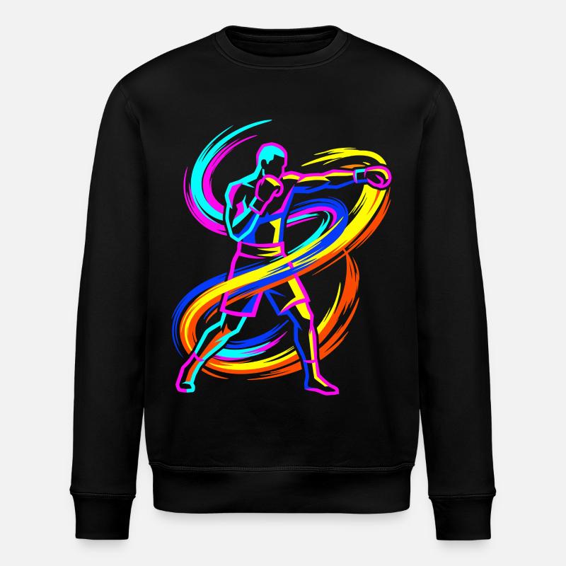 boxe - Sweat bio ROLLER Stanley/Stella Unisexe - noir