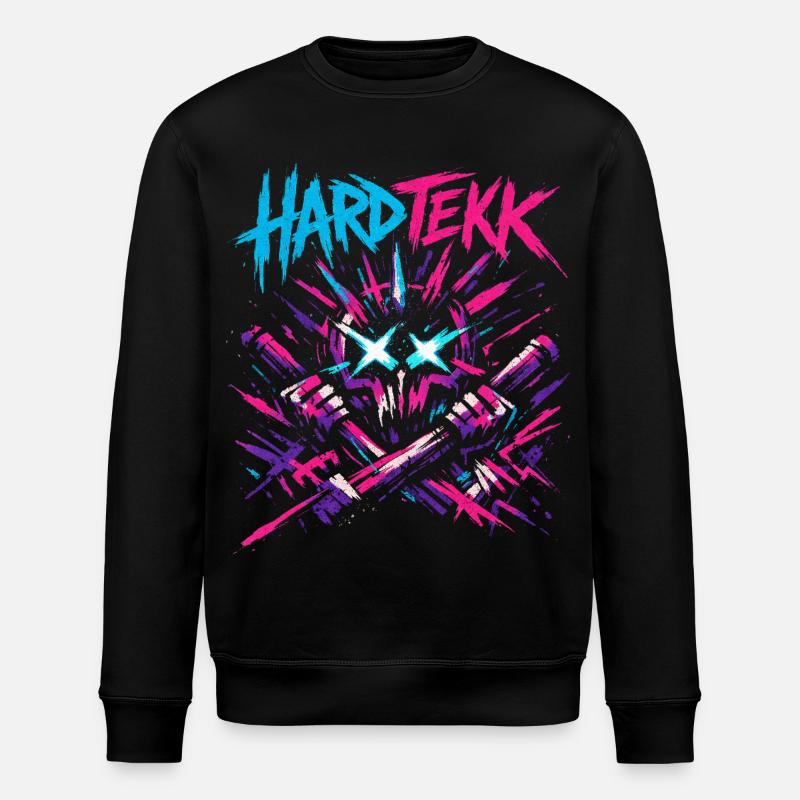 Hardtekk Tekke Allemagne de l’Est - Sweat bio ROLLER Stanley/Stella Unisexe - noir