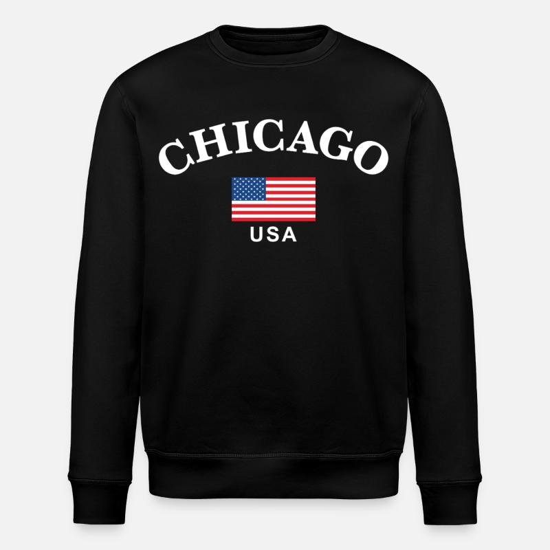 Chicago, États-Unis - Sweat bio ROLLER Stanley/Stella Unisexe - noir