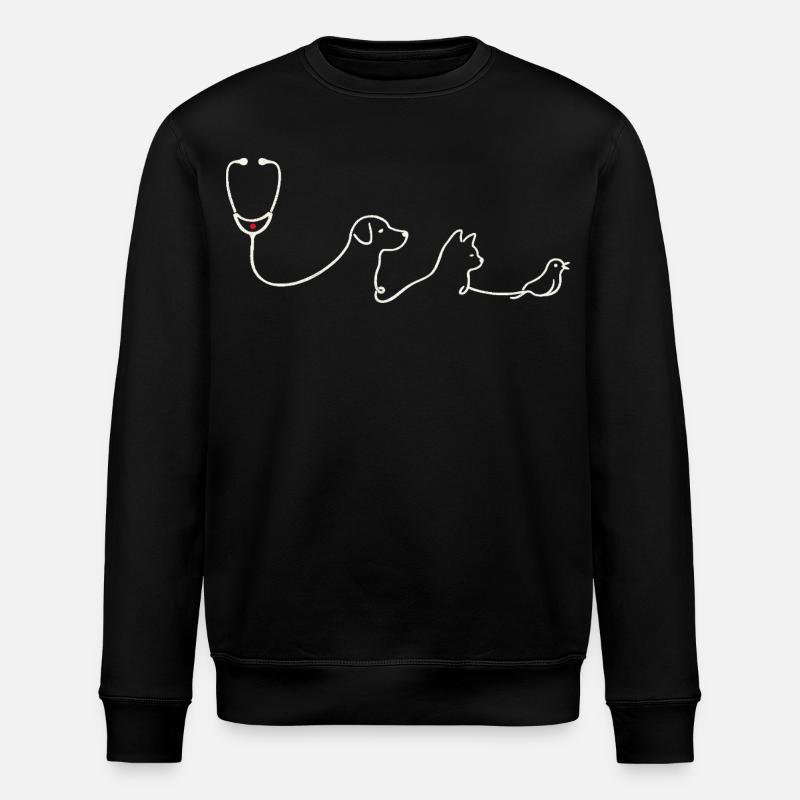 Vétérinaire Vétérinaire - Sweat bio ROLLER Stanley/Stella Unisexe - noir