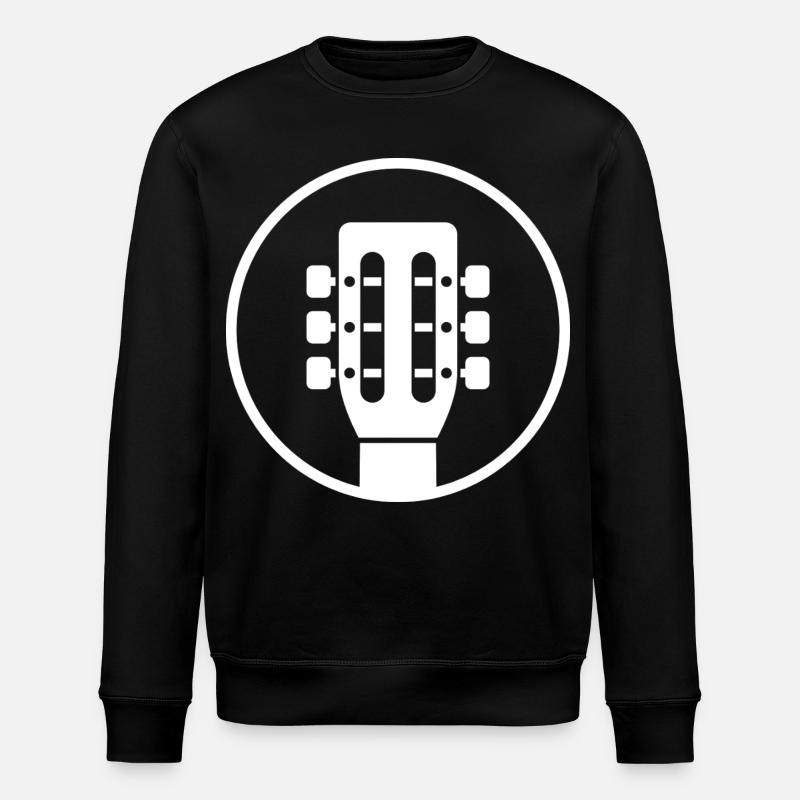Gitarrenkopf-Emblem - Stanley/Stella Unisex Bio-Sweatshirt ROLLER - Schwarz