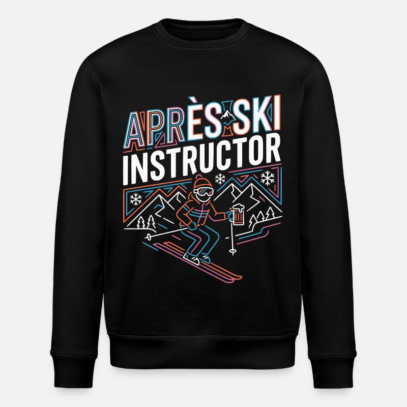 APRrès Ski Instructor - Stanley/Stella ROLLER Unisex Organic Sweatshirt - black