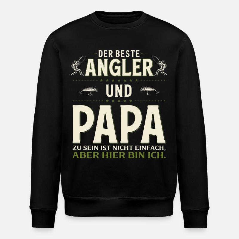 01_Papa - Stanley/Stella Unisex Bio-Sweatshirt ROLLER - Schwarz