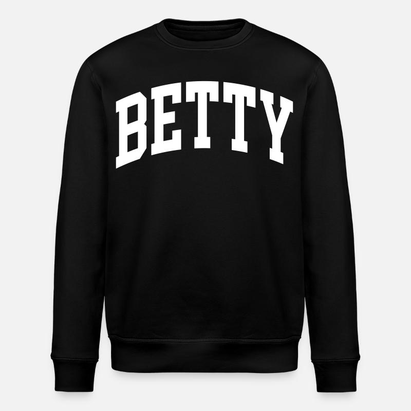 Betty - Stanley/Stella Unisex Bio-Sweatshirt ROLLER - Schwarz