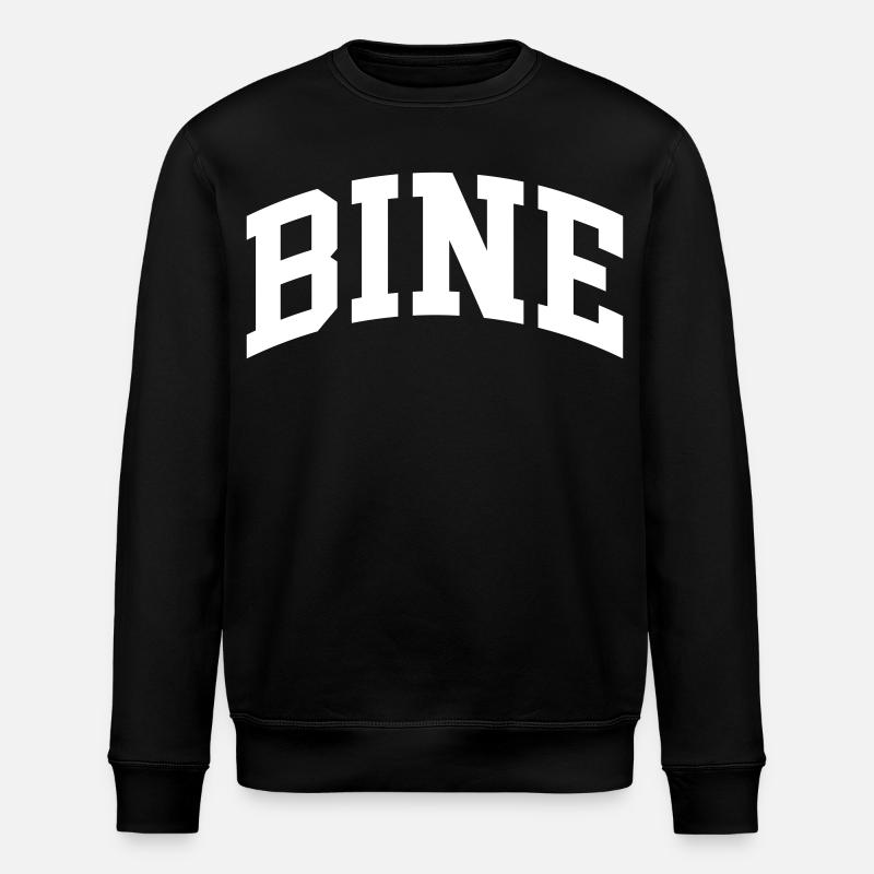 Bine - Sweat bio ROLLER Stanley/Stella Unisexe - noir