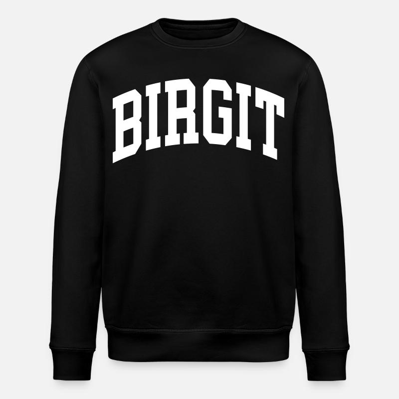 Birgit - Stanley/Stella Unisex Bio-Sweatshirt ROLLER - Schwarz