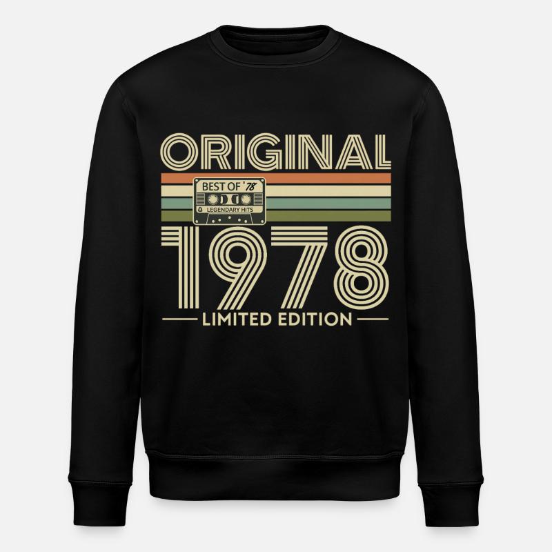 Original 1978 Limited Edition Retro - Stanley/Stella Unisex Bio-Sweatshirt ROLLER - Schwarz