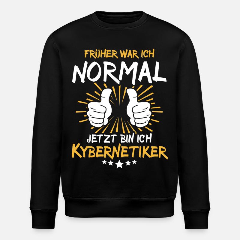 Sort de Cybernétique - Sweat bio ROLLER Stanley/Stella Unisexe - noir