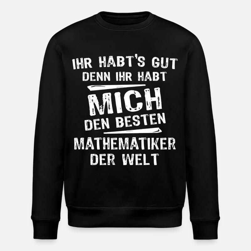 Mathematiker - Stanley/Stella Unisex Bio-Sweatshirt ROLLER - Schwarz