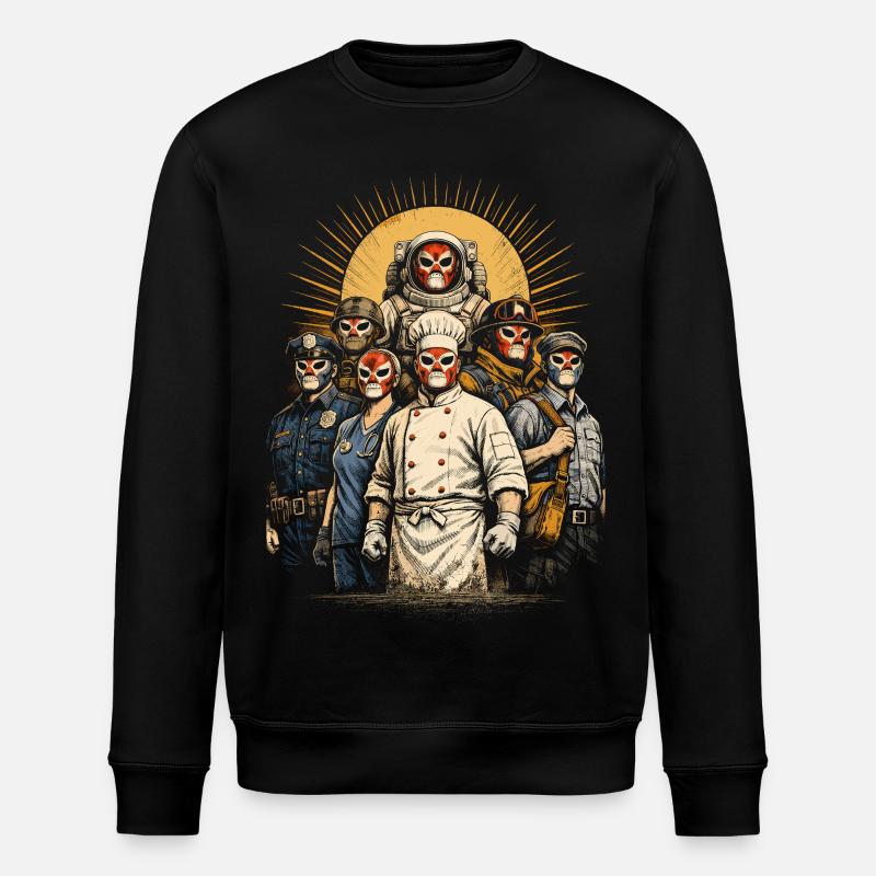 Lucha Libre Luchador - Stanley/Stella ROLLER Unisex Organic Sweatshirt - black