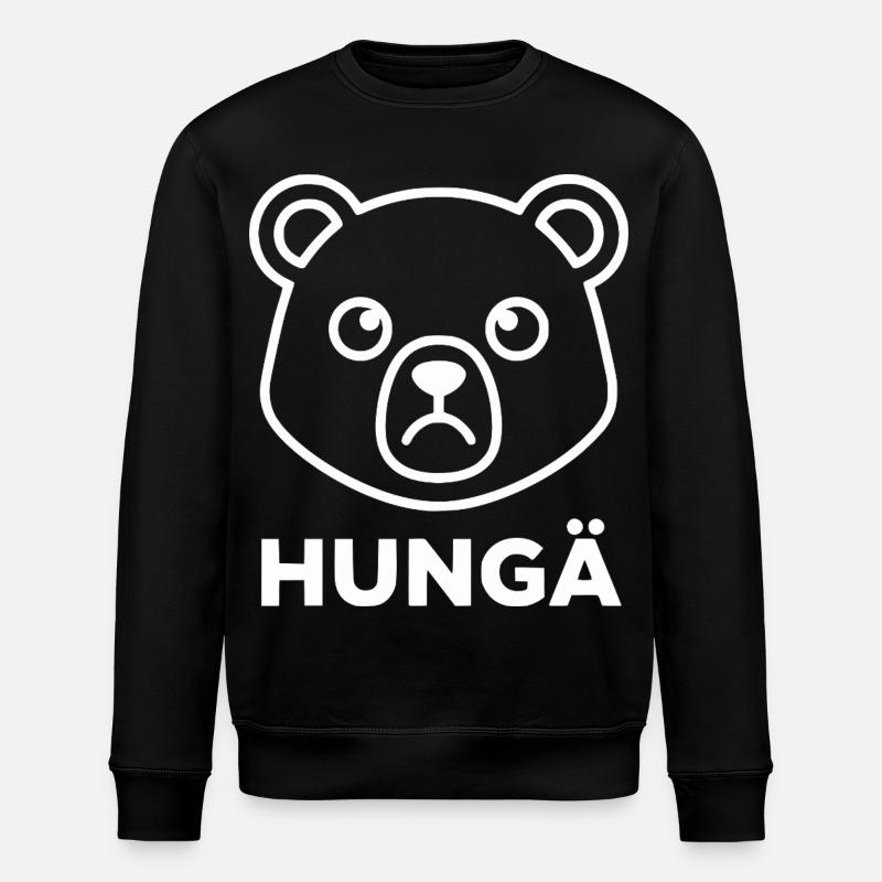 Esquisse d’ours avec Hungä - Sweat bio ROLLER Stanley/Stella Unisexe - noir