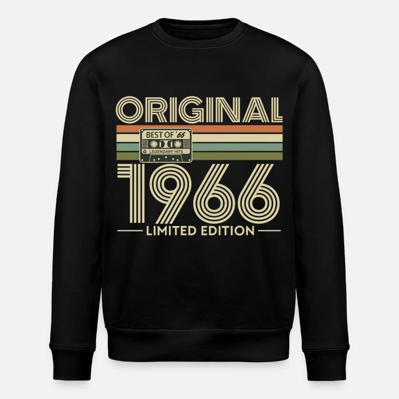Original 1966 Édition Limitée - Sweat bio ROLLER Stanley/Stella Unisexe - noir