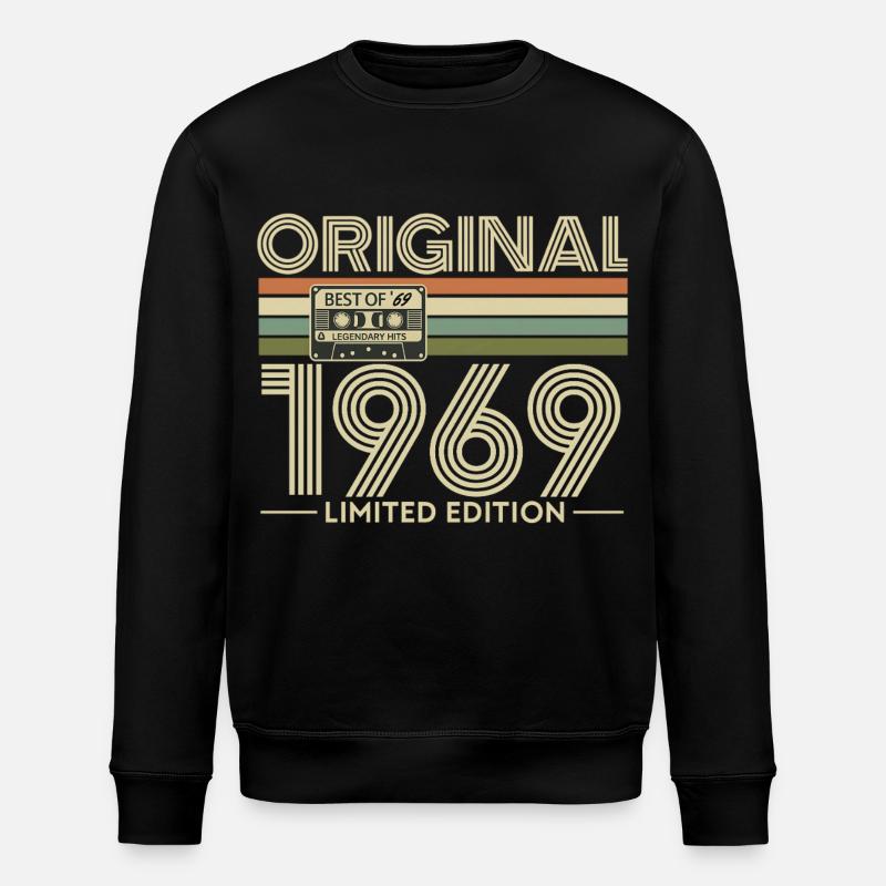 Original 1969 Limited Edition - Stanley/Stella Unisex Bio-Sweatshirt ROLLER - Schwarz