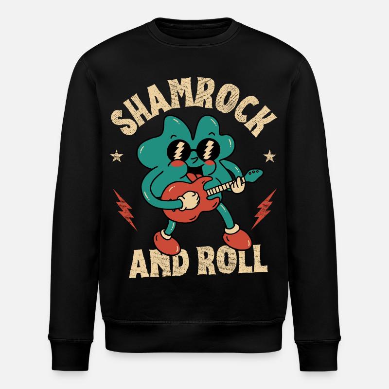 Trèfle et roul - Sweat bio ROLLER Stanley/Stella Unisexe - noir