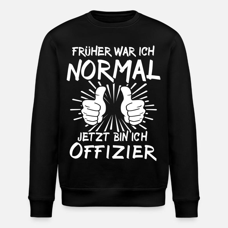 Offizier - Stanley/Stella Unisex Bio-Sweatshirt ROLLER - Schwarz