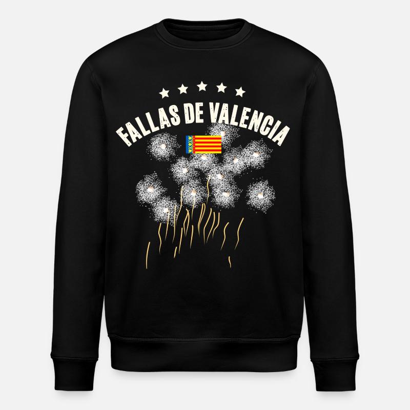 Fallas De Valencia Titan Salut - Stanley/Stella ROLLER Unisex Organic Sweatshirt - black