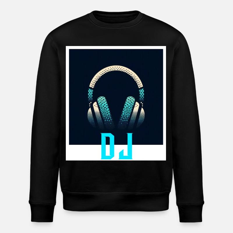 Disc-jockey - Sweat bio ROLLER Stanley/Stella Unisexe - noir