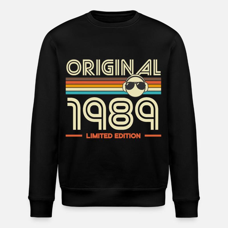 Original 1989 Retro Edition - Stanley/Stella ROLLER Unisex Organic Sweatshirt - black