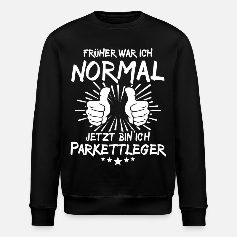 Couche de parquet - Sweat bio ROLLER Stanley/Stella Unisexe - noir