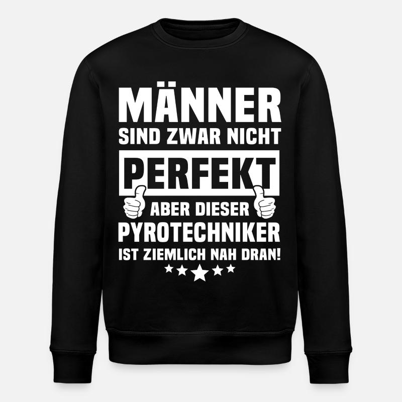 Pyrotechniker - Stanley/Stella Unisex Bio-Sweatshirt ROLLER - Schwarz