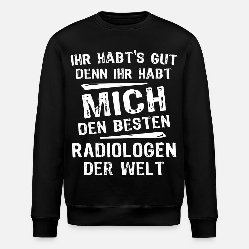 Radiologe - Stanley/Stella Unisex Bio-Sweatshirt ROLLER - Schwarz