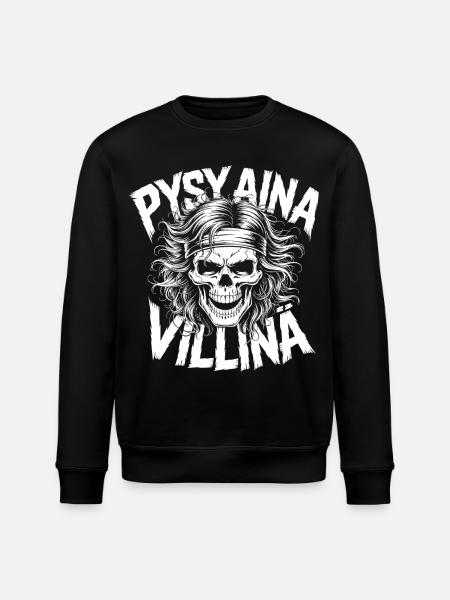Wild Skull Design - Stanley/Stella ROLLER Unisex Organic Sweatshirt - black