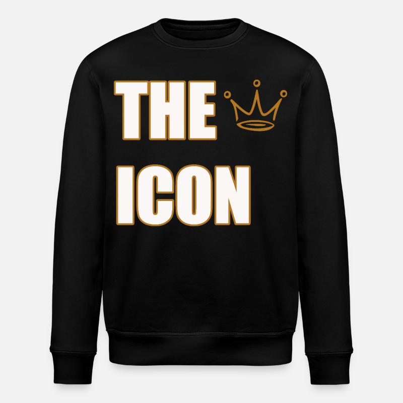 THE ICON – Bold Legendary Statement Design - Stanley/Stella Unisex Bio-Sweatshirt ROLLER - Schwarz