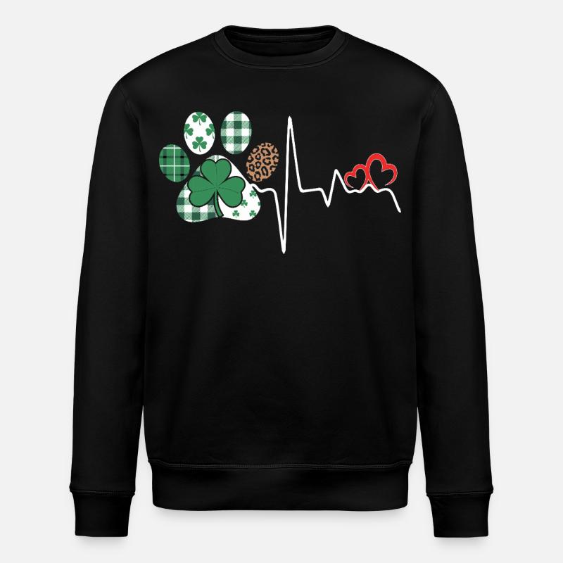 KleeHerz Mustermix - Stanley/Stella Unisex Bio-Sweatshirt ROLLER - Schwarz