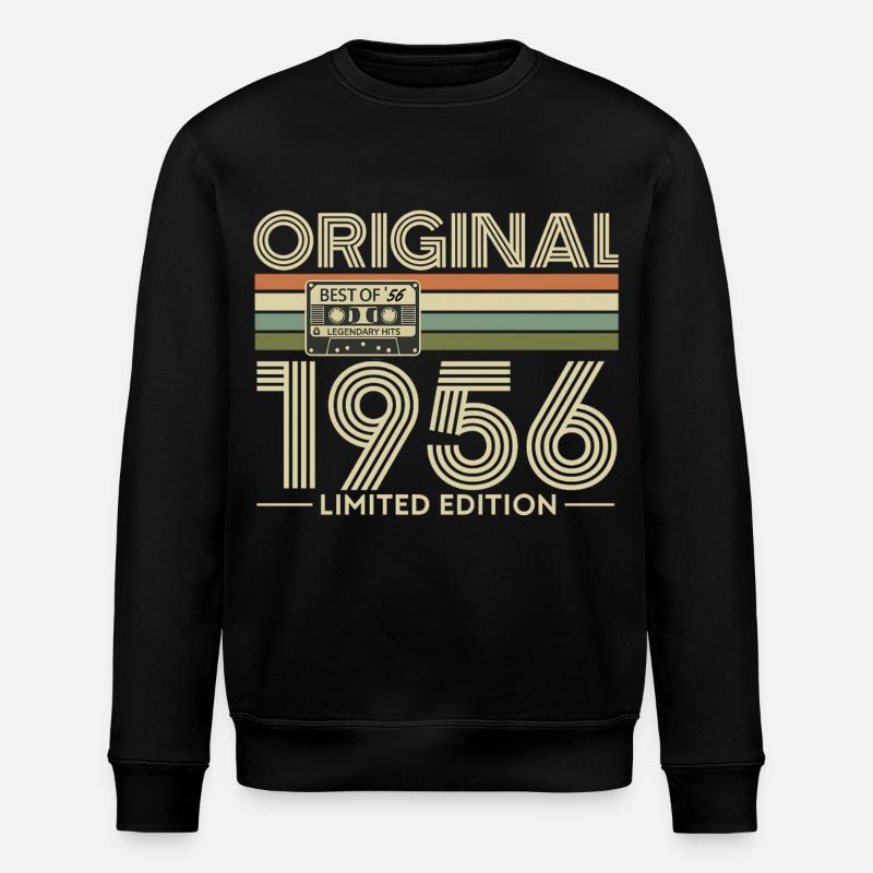 Original-Kassetten-Edition von 1956 - Stanley/Stella Unisex Bio-Sweatshirt ROLLER - Schwarz