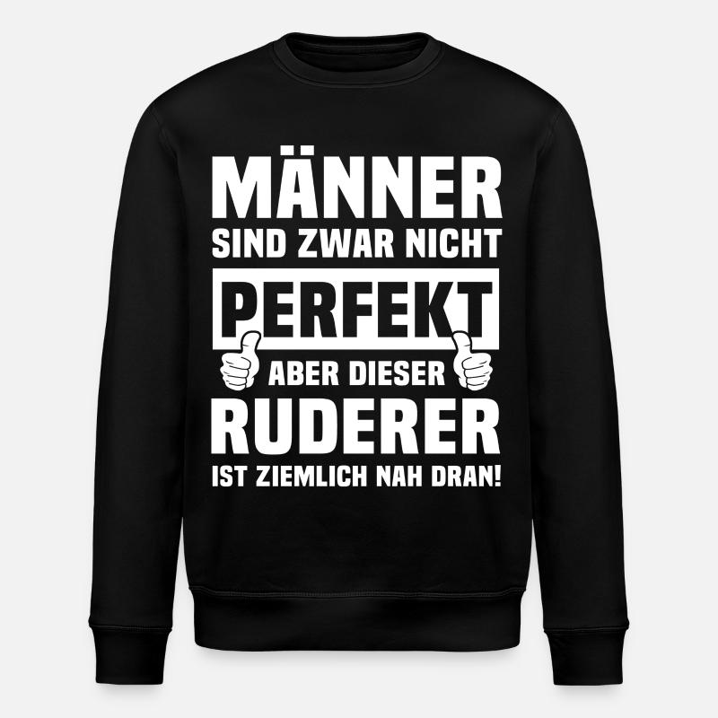 Rameur - Sweat bio ROLLER Stanley/Stella Unisexe - noir